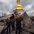 Russian drone and missile strike in Kyiv