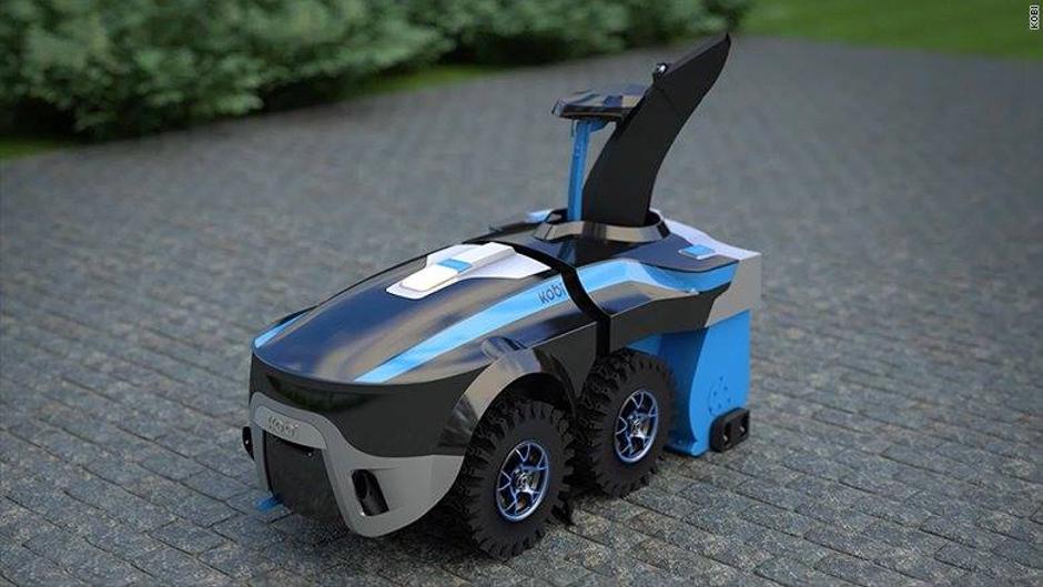 Robot Kobi na asfaltu | Author: The Kobi Company