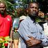Ugandan Predidential candidate Robert Kyagulanyi of the National Unity Platform (NUP) meets international elections observers, in Kampala