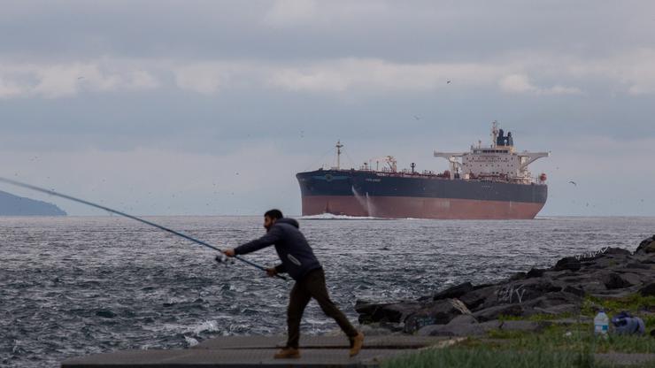 Istanbul Turkey Tanker Traffic