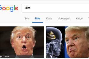 Googleov algoritam za pojam 'idiot' pokazuje Trumpa
