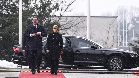 Aleksandar Vučić na Pantovčaku