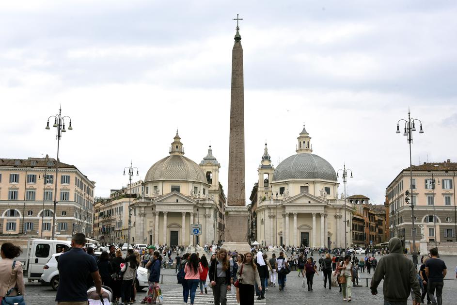 Egipatski obelisk u Rimu na Piazza del Popolo