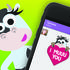 Zdrava krava Viber stickeri