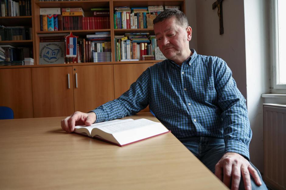 Zagreb: Damir Lipovšek, predsjednik Hrvatskog biblijskog društva | Author: Josip Mikacic/PIXSELL