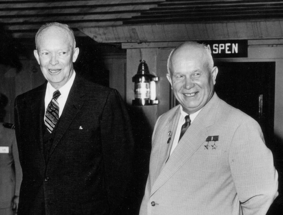 Dwight Eisenhower i Nikita Hruščov