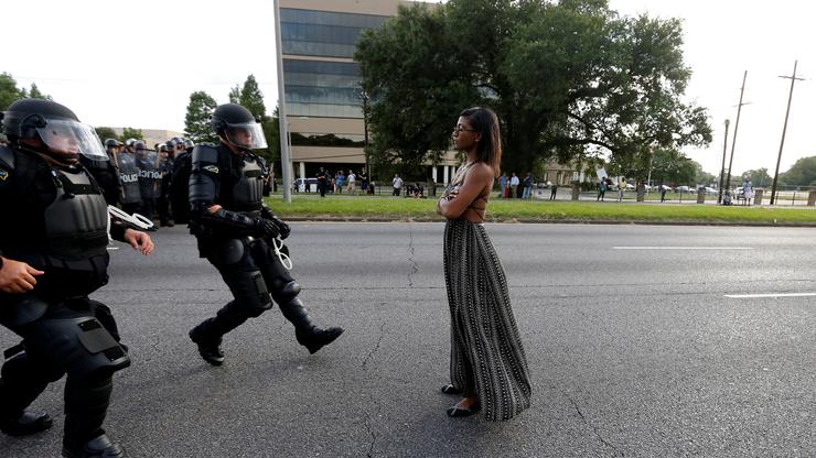 Prosvjednica u Baton Rougeu