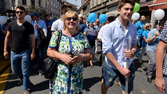 Željka Markić u povorci Hod za život