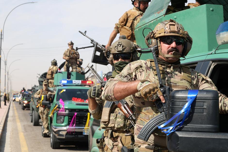 Celebrations after the withdrawal of US-led coalition forces from Iraq, in Najaf | Author: Alaa Al-Marjani
