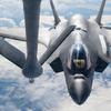 A U.S. Air Force F-35 Lightning II flies in support of Operation TUNDRA MERLIN at Eielson Air Force Base, Alaska, Aug. 6, 2026. The operation integrat