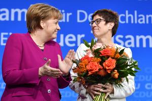 Angela Merkel i Annegret Kramp-Karennbauer