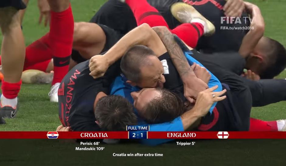 Hrvatska - Engleska 2:1, Moskva 2018., SP | Author: YouTube