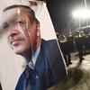 Recep Tayyip Erdogan na plakatu tijekom prosvjeda u Rotterdamu