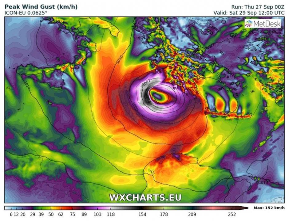 Mediteranski uragan | Author: Severe Weather Europe