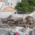 Postavljanje kulisa za film Robin Hood u Dubrovniku