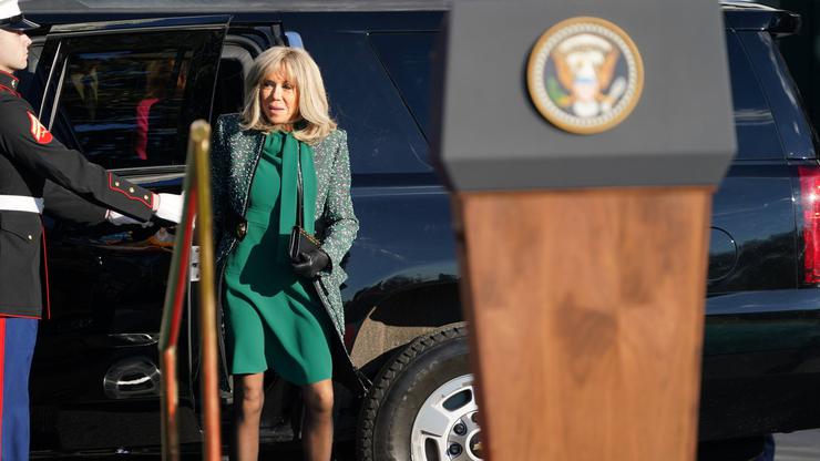 United States President Joe Biden and first lady Dr. Jill Biden host a State Arrival ceremony honoring President Emmanu