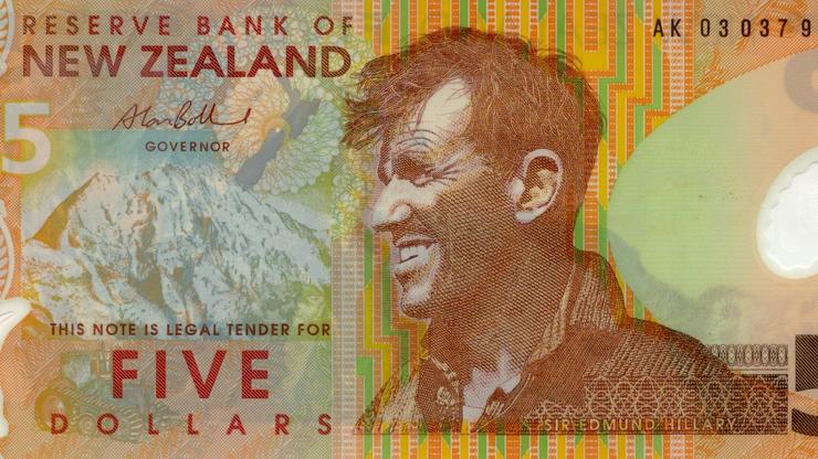 Novozelandska novčanica od pet dolara