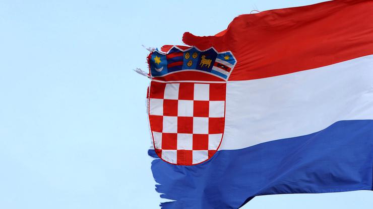 Poderana hrvatska zastava