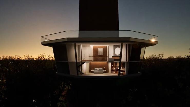 Victorian chimney up for auction with plans for unique family home in the sky