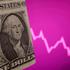 FILE PHOTO: FILE PHOTO: Illustration shows U.S. dollar banknote and decreasing stock graph