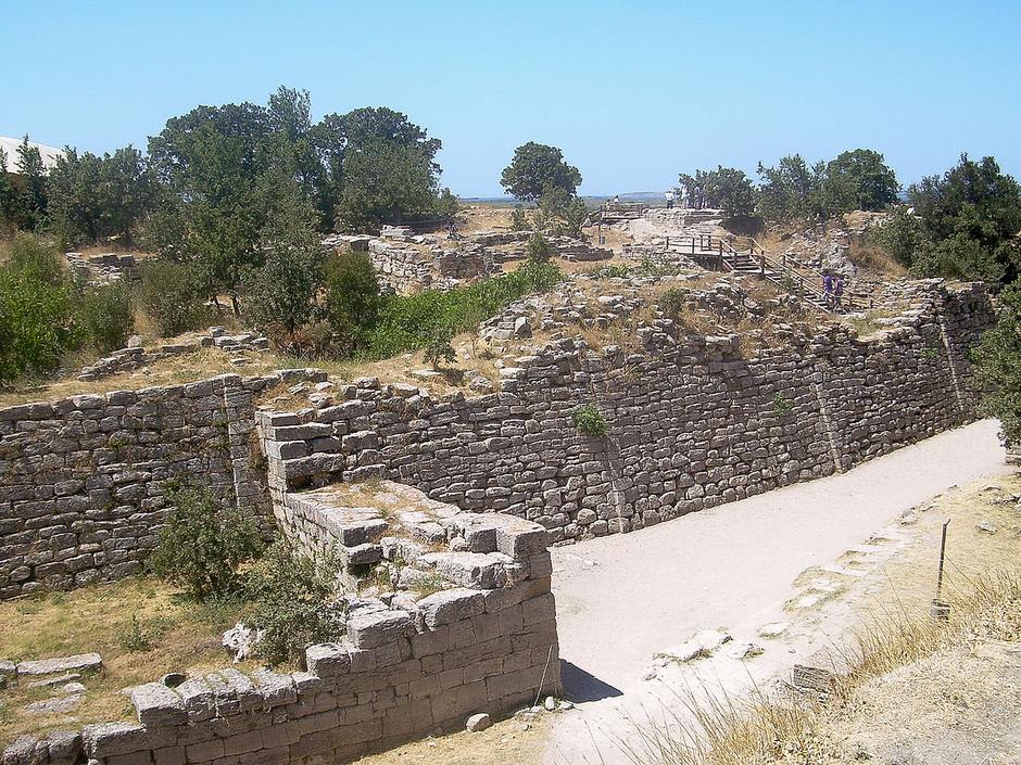 Povijesne ruševine u Troji | Author: Wikimedia Commons