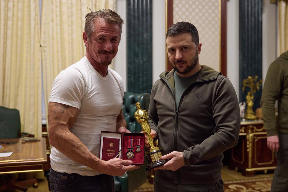 Ukraine Meeting of Volodymyr Zelenskyy and Sean Penn in Kyiv | Author: 