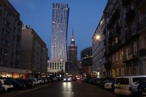 Warsaw City Center And Parliament Building, Poland - 08 Mar 2025