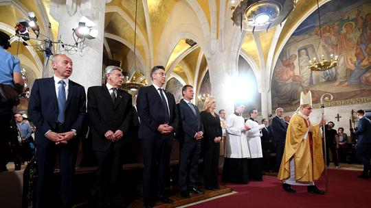 Andrej Plenković, Kolinda Grabar Kitarović, Gordan Jandroković, Josip Bozanić