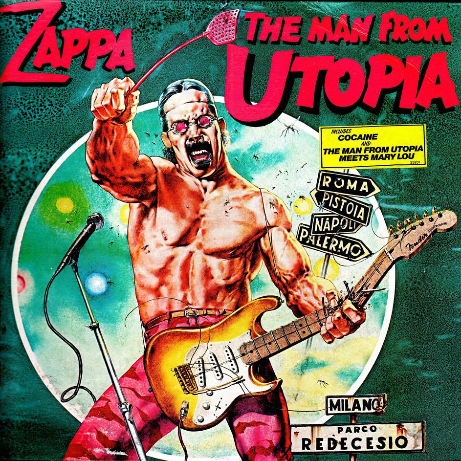 Vintage vinyl record cover -  Zappa, Frank - The Man From Utopia - NL - 1983
