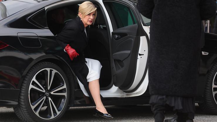 Zagreb: Bivša predsjednica Grabar-Kitarović dolazi na inauguraciju predsjednika Zorana Milanovića