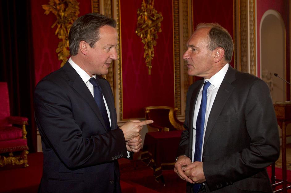 David Cameron i Tim Berners-Lee
