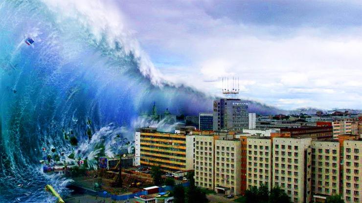 Tsunami, ilustracija
