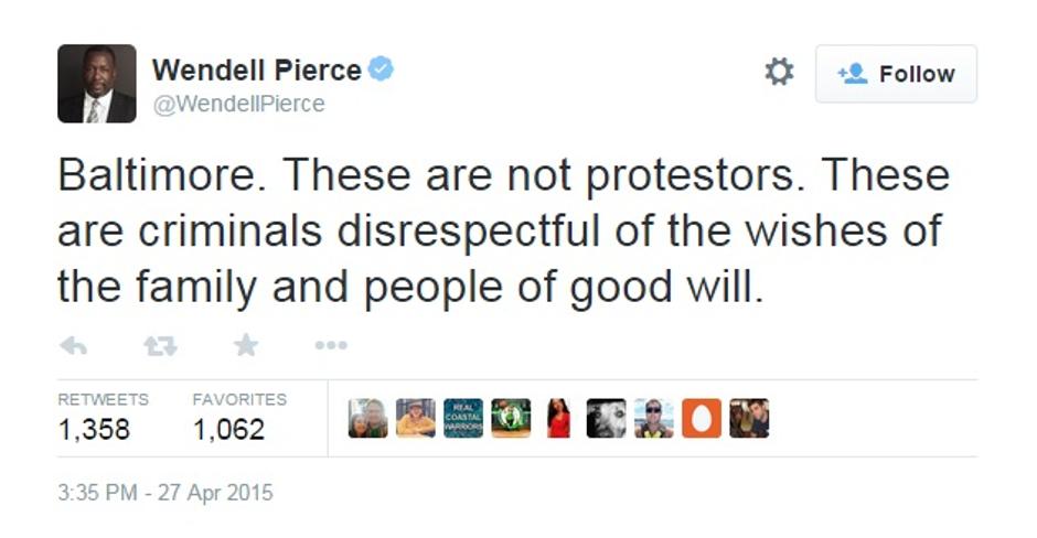 Wendell Pierce | Author: Twitter/ Die Welt