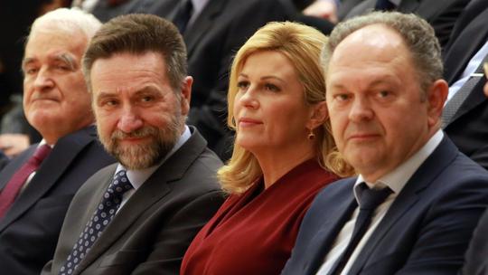 Šimun Anđelinović, Kolinda Grabar Kitarović, Pavo Barišić, Zvonko Kusić