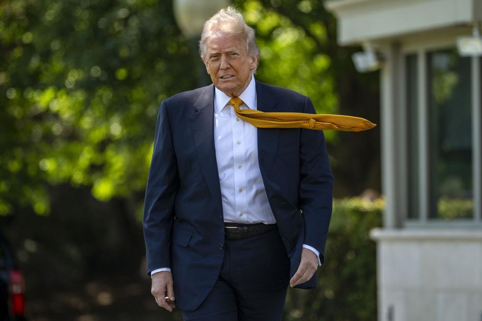 President Donald Trump Departs White House For Beijing Talks With Xi Jinping - 12 May 2026.