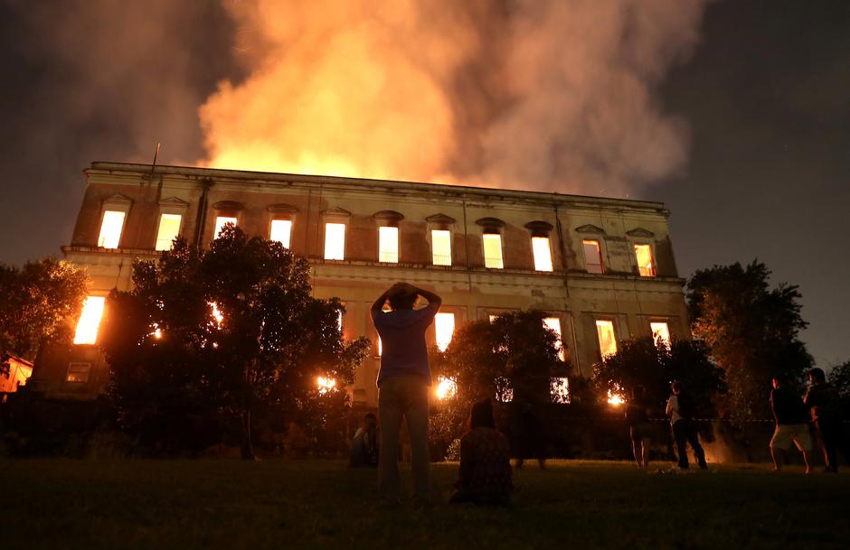 Požar u Nacionalnom muzeju u Brazilu, Rio de Janeiro | Author: RICARDO MORAES/REUTERS/PIXSELL