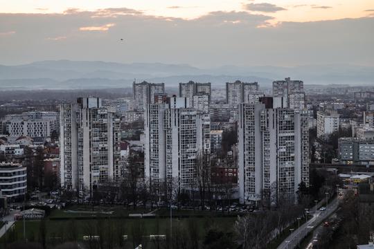 Pogled na Novi Zagreb