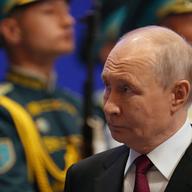 Russia's President Vladimir Putin meets with Kazakhstan's President Kassym-Jomart Tokayev in Astana