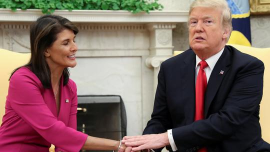 Nikki Haley i Donald Trump