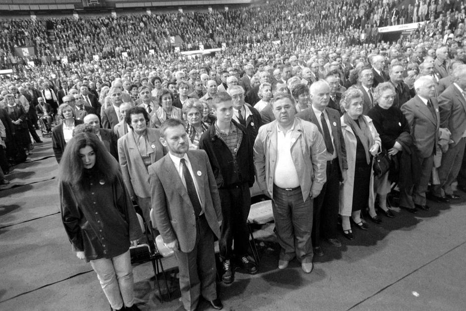 Arhivske fotografije Ivice Račana tijekom 1990. i 1991. godine | Author: Josip Bistrovic/HISTORY JB