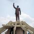 Statue of Patrice Lumumba at Limete Exchange, Kinshasa, DRC