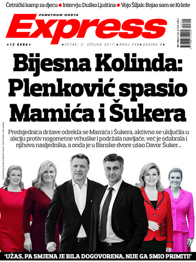 Bijesna Kolinda: Plenković spasio Mamića i Šukera
