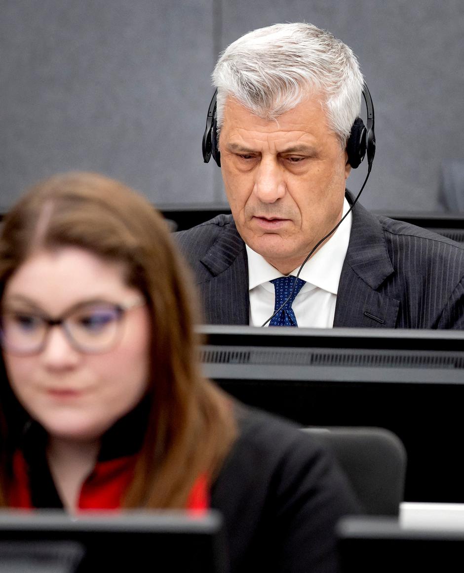 FILE PHOTO: Former Kosovo President Hashim Thaci attends his war crimes trial in The Hague | Author: Pool