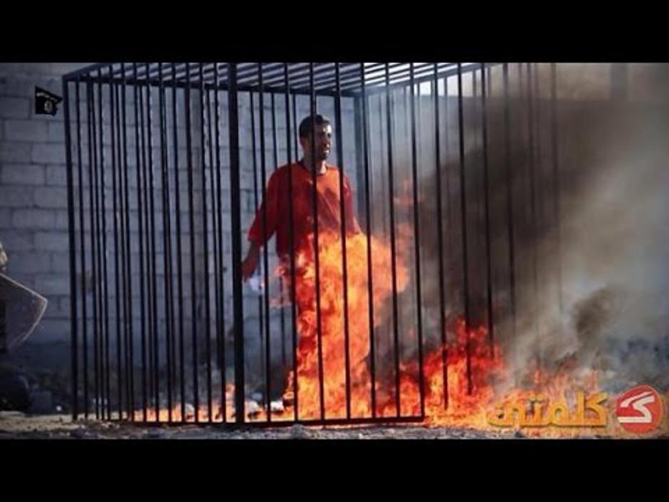ISIL-ova egzekucija, Moaz al-Kasasbeh, 2015. | Author: YouTube