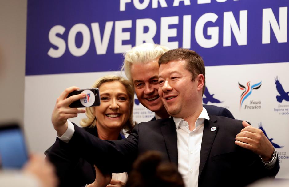 Marine Le Pen, Geert Wilders, Tomio Okamura | Author: DAVID W CERNY/REUTERS/PIXSELL