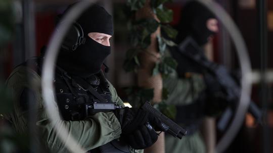 Vježba Specijalne policije na brodu Marko Polo