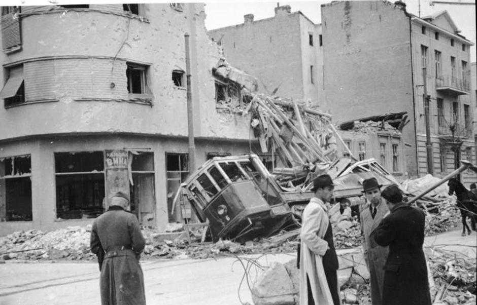 Beograd nakon bombardiranja 1941. | Author: Bundesarchiv