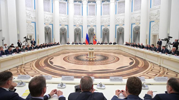 Sastanak Vladimira Putina s ruskim biznismenima
