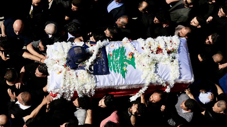 LEBANON BAISSARIYEH KILLED JOURNALIST MOURNING