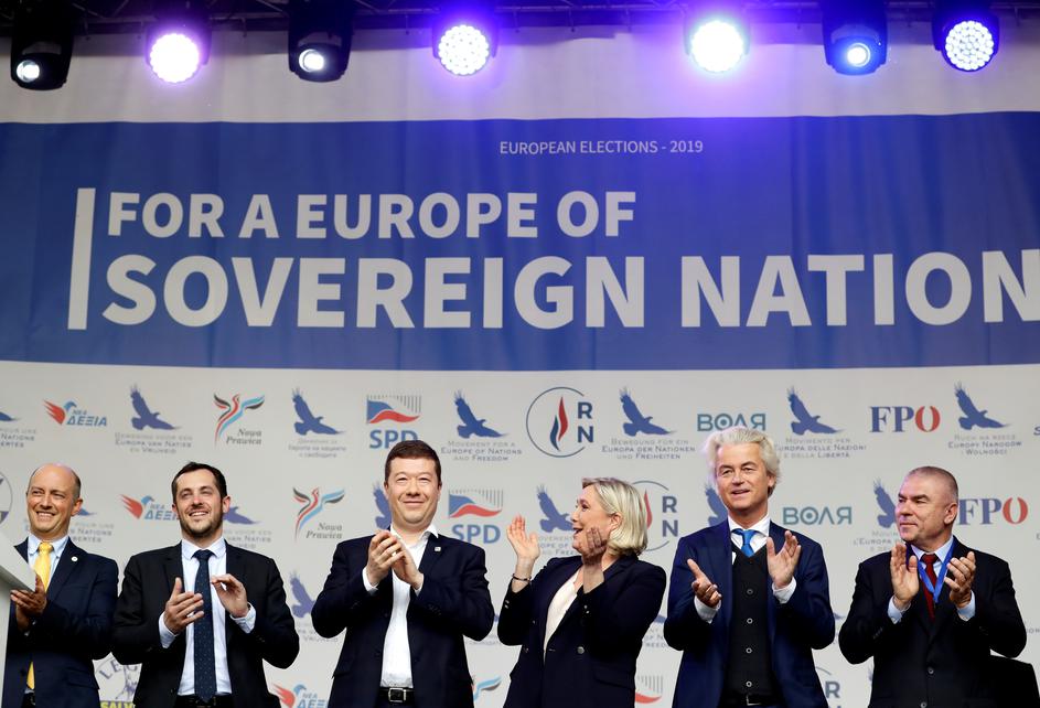 Marine Le Pen, Geert Wilders, Tomio Okamura